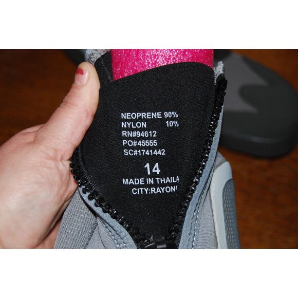 NRS BACKWATER WETSHOES SIZE 14 GREY - Picture 6 of 6